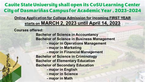 cvsu silang admission 2024|CvSU Online Admission System 4.0 .
